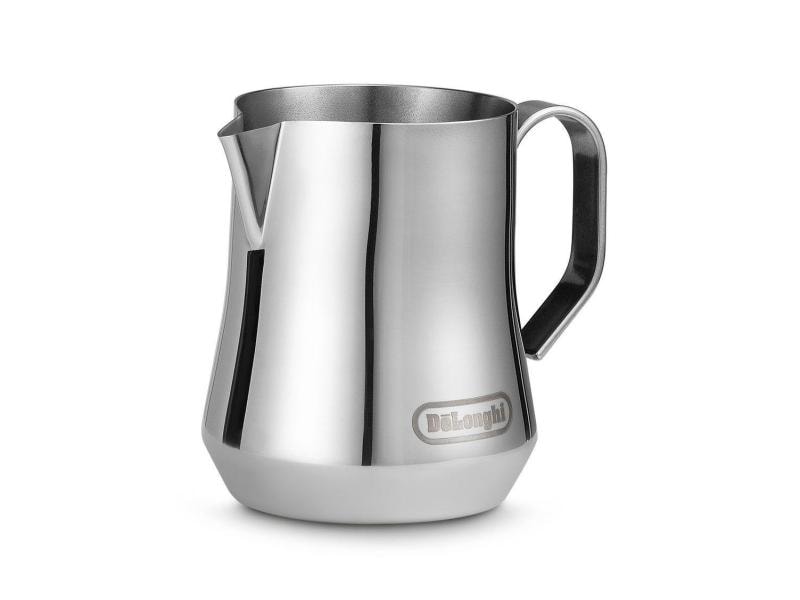 De'Longhi | Milchaufschäumkrug | aus poliertem Chromstahl, 350 ml