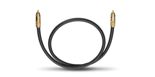 Oehlbach | Subwoofer Kabel NF 214 Sub 2.0m | Cinch männlich/ Cinch männlich, schwarz