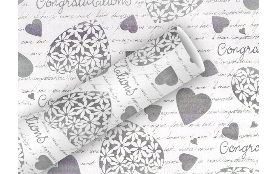 B+C Geschenkpapier Elegant Heart