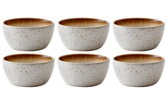Bitz | Schale 10cm Creme/Creme | 6 Stk., D: 10cm, H: 5cm, Stoneware