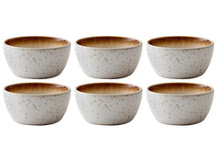 Bitz | Schale 10cm Creme/Creme | 6 Stk., D: 10cm, H: 5cm, Stoneware