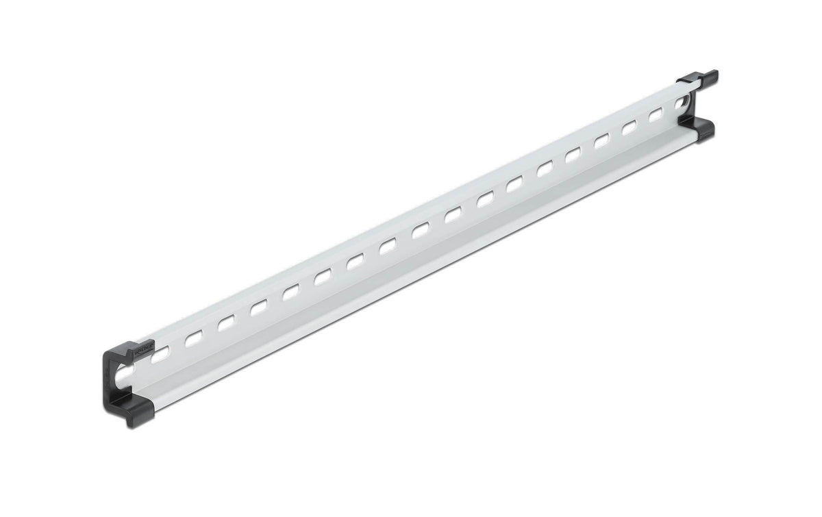 Delock Hutschiene 50cm, mit Schlitzlöcher