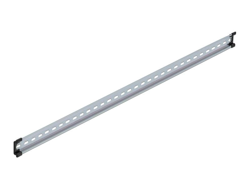 Delock | Hutschiene 100cm, mit Schlitzlöcher | 1000 x 35 x 7.5mm, Stahl