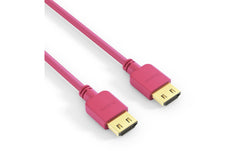 PureInstall, HDMI Kabel, 1.00m rot