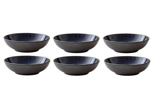 Bitz | Suppen- & Pastateller Ø 20 cm, 6 Stüc | 6 Stk., D: 20cm H: 6cm, Stoneware