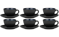 Bitz Kaffeetasse 240ml Schwarz/Blau