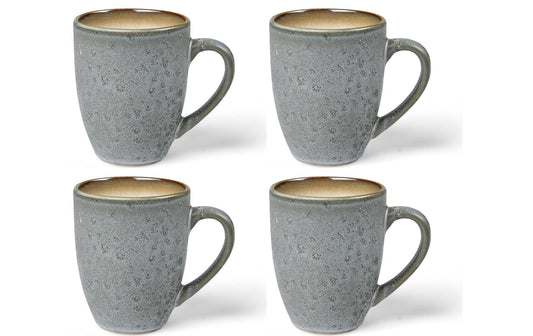 Bitz, Kaffeetasse 300 ml, 4 Stück, Grau/Crè