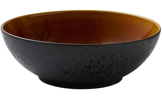 Bitz, Salatschüssel 30 cm, Schwarz/Amber
