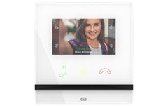 2N | IndoorCompact Weiss | IP Innensprechstelle, 4.3, PoE, 12VDC