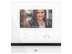 2N | IndoorCompact Weiss | IP Innensprechstelle, 4.3, PoE, 12VDC