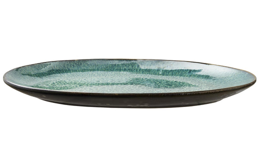 Bitz Servierplatte 36x25cm Schwarz/Grün