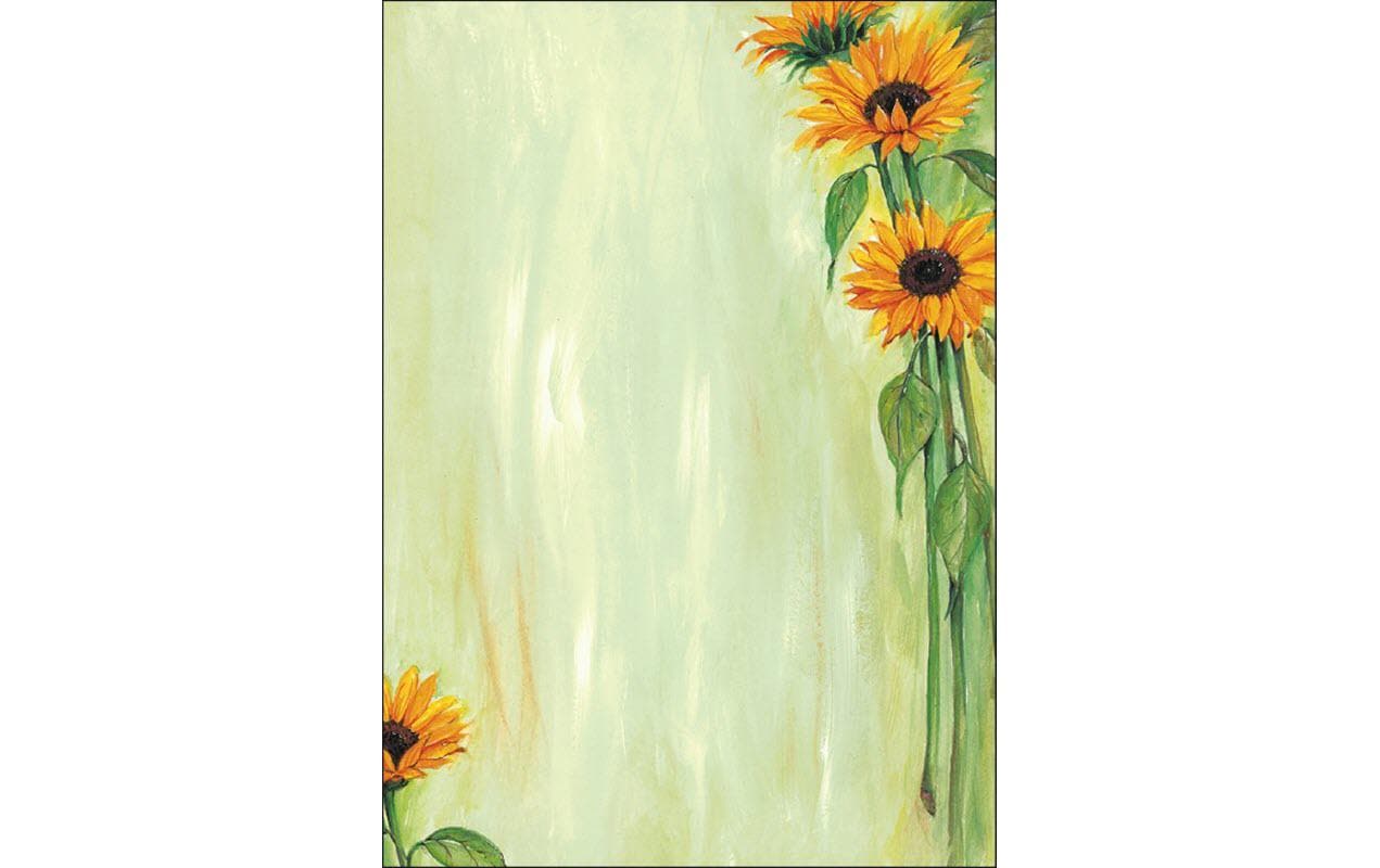 Sigel Motiv-Papier Sunflower A4