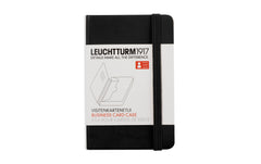 Leuchtturm, Visitenkartenetui Schwarz