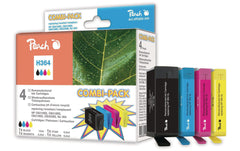 Peach | Tinte HP No 364 MultiPack | 1x 9ml black + 3x 6.2ml