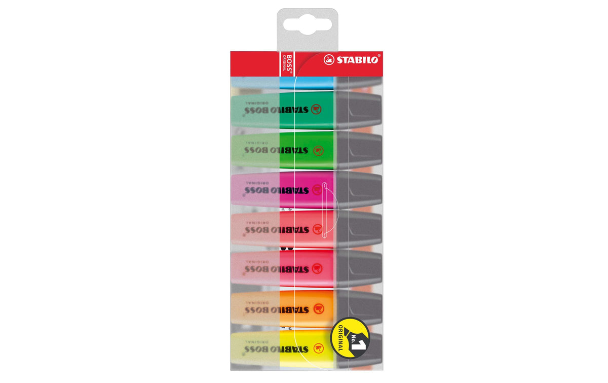 STABILO, Textmarker Boss Original 8 Stück