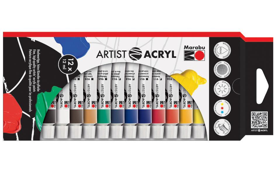Marabu Artist Acryl 12 x 12ml