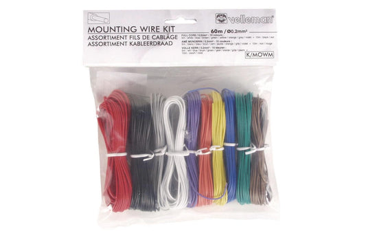 Velleman K/MOWM Uni. Draht Set,60m,10 Farb.