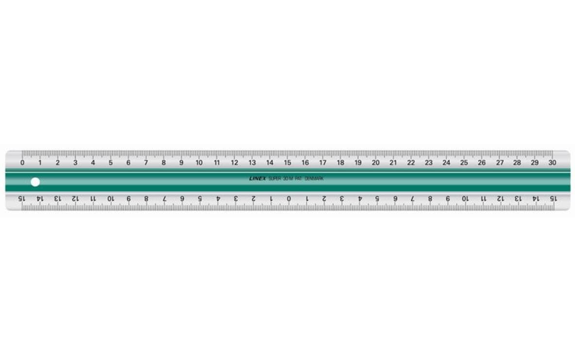 Linex: Lineal 30cm grün
