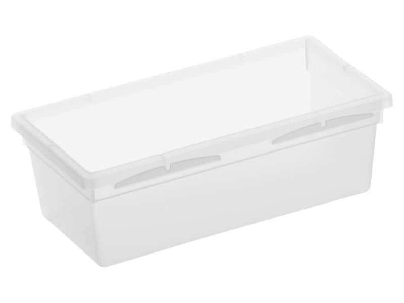 Rotho | Ordnungssystem 15x8cm Basic | transparent, 150x80x50 mm