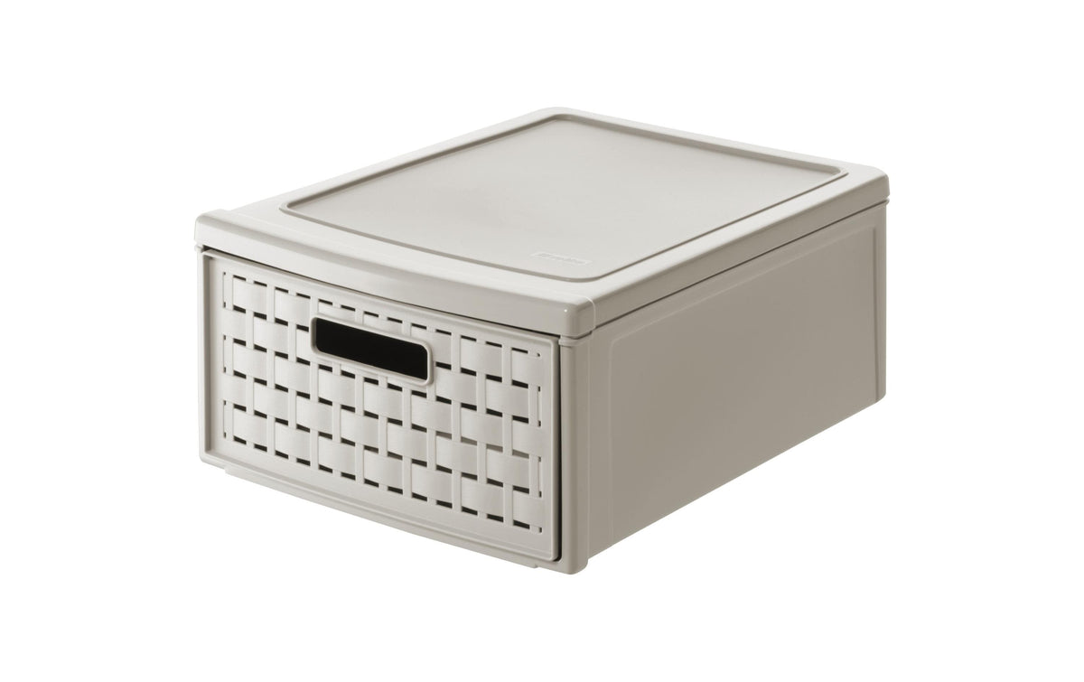 Rotho, Schubladenbox Country Klein Beige