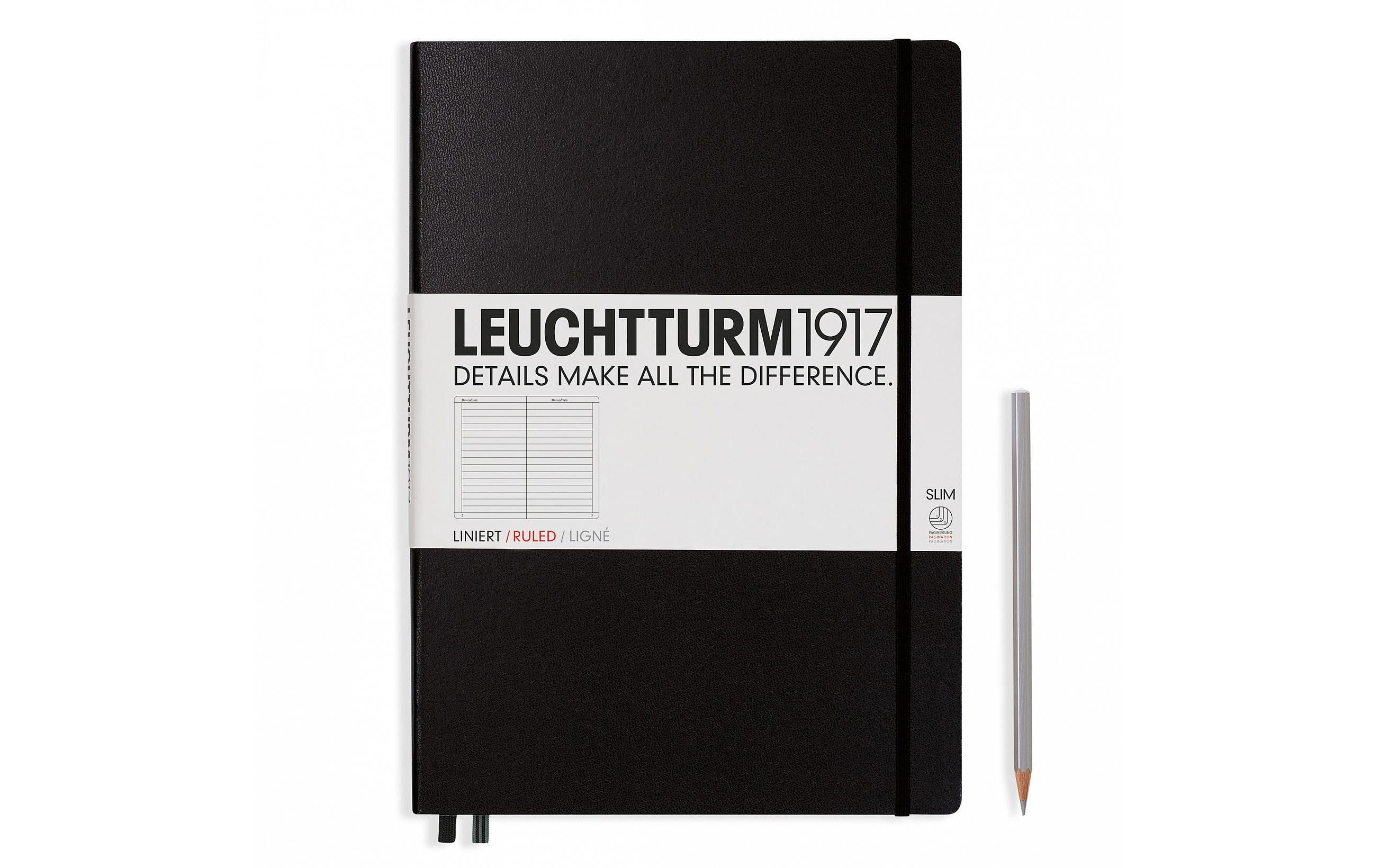 Leuchtturm Notizbuch Master Slim A4 liniert