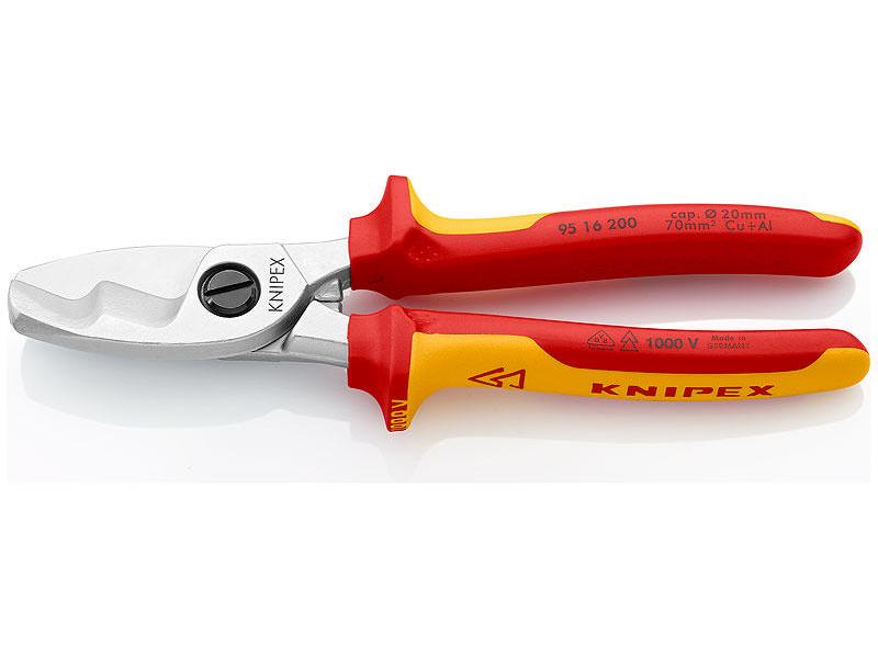 Knipex | Kabelschere isoliert | VDE-geprüft 200 mm