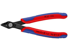 Knipex | Electronic Super Knips brüniert | 125 mm Glasfaserkabel geeignet