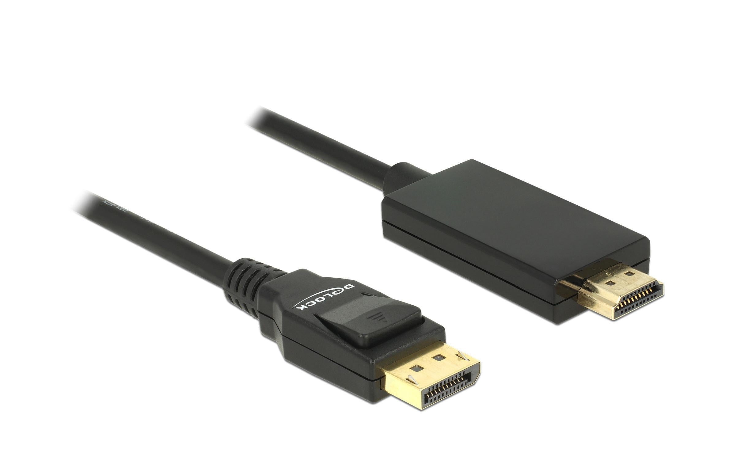 Delock DisplayPort - HDMI Kabel, 1m
