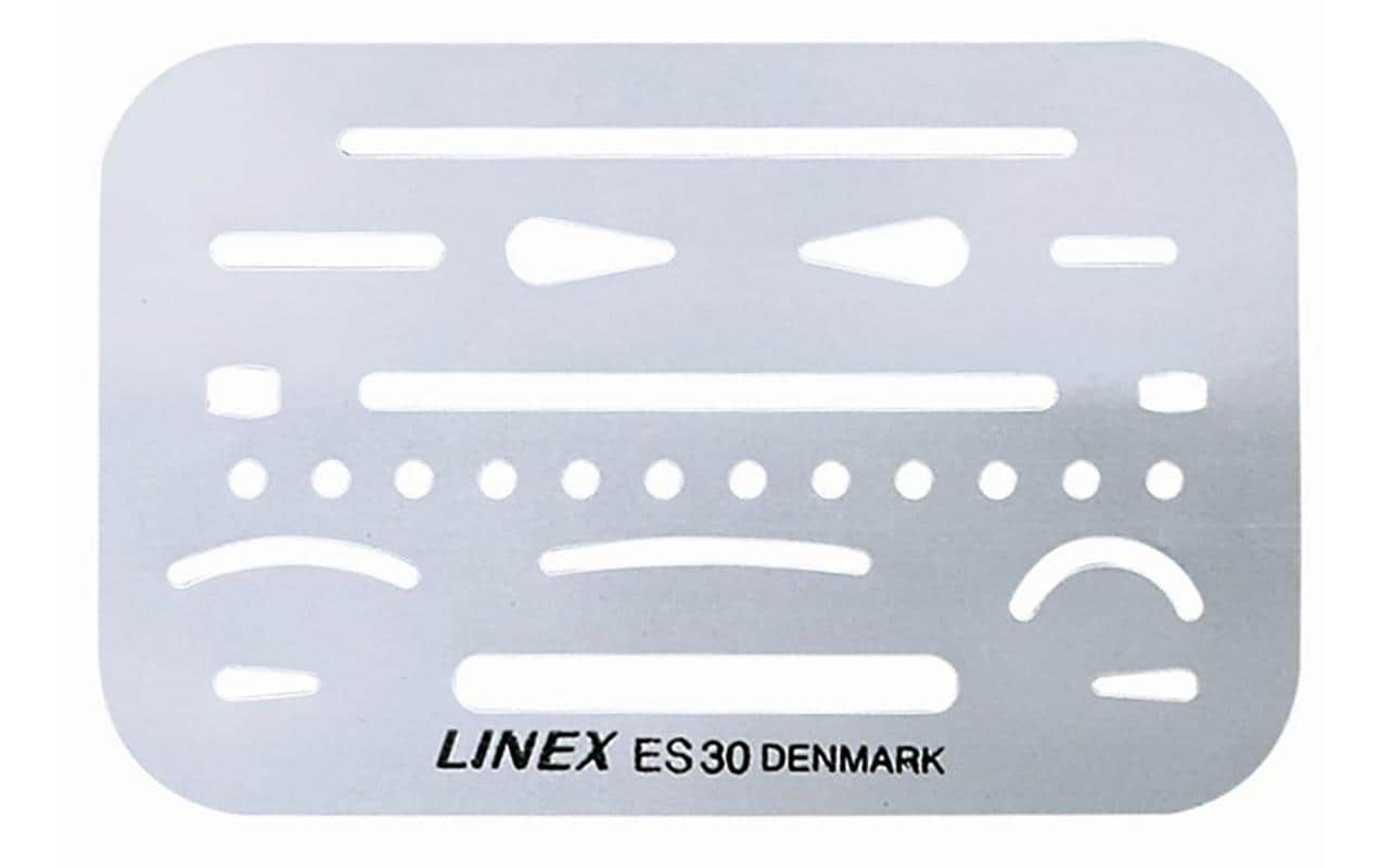 Linex Radierschablone