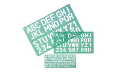 Linex Schriftschablone 3 Stück