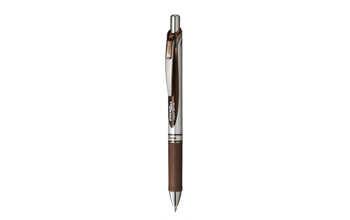 pentel, Gelschreiber EnerGel 0.7 mm, Braun
