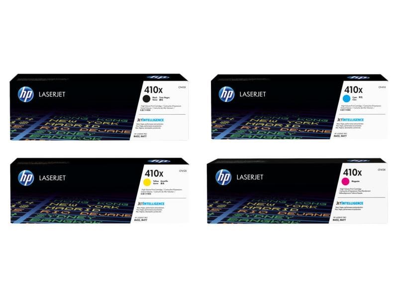 HP Inc. | HP, Rainbow Kit Nr. 410X (CF410X-CF413X) BL | je 1x CF410X, CF411X, CF412X, CF413X