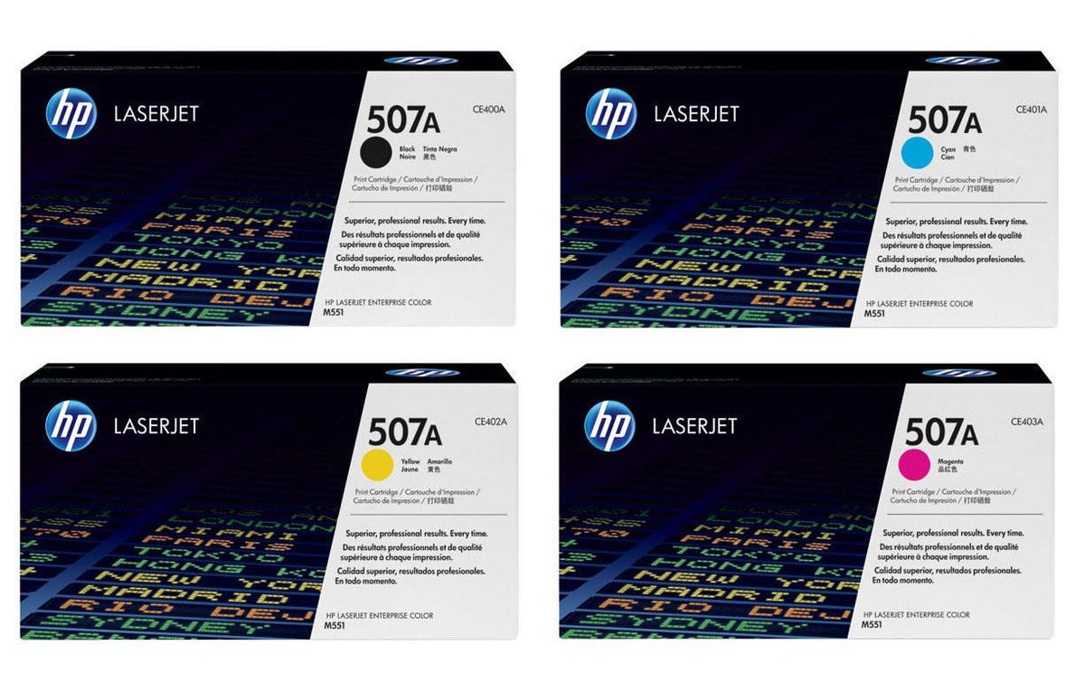 HP, Rainbow Kit Nr. 507A (CE400A-CE403A) BL