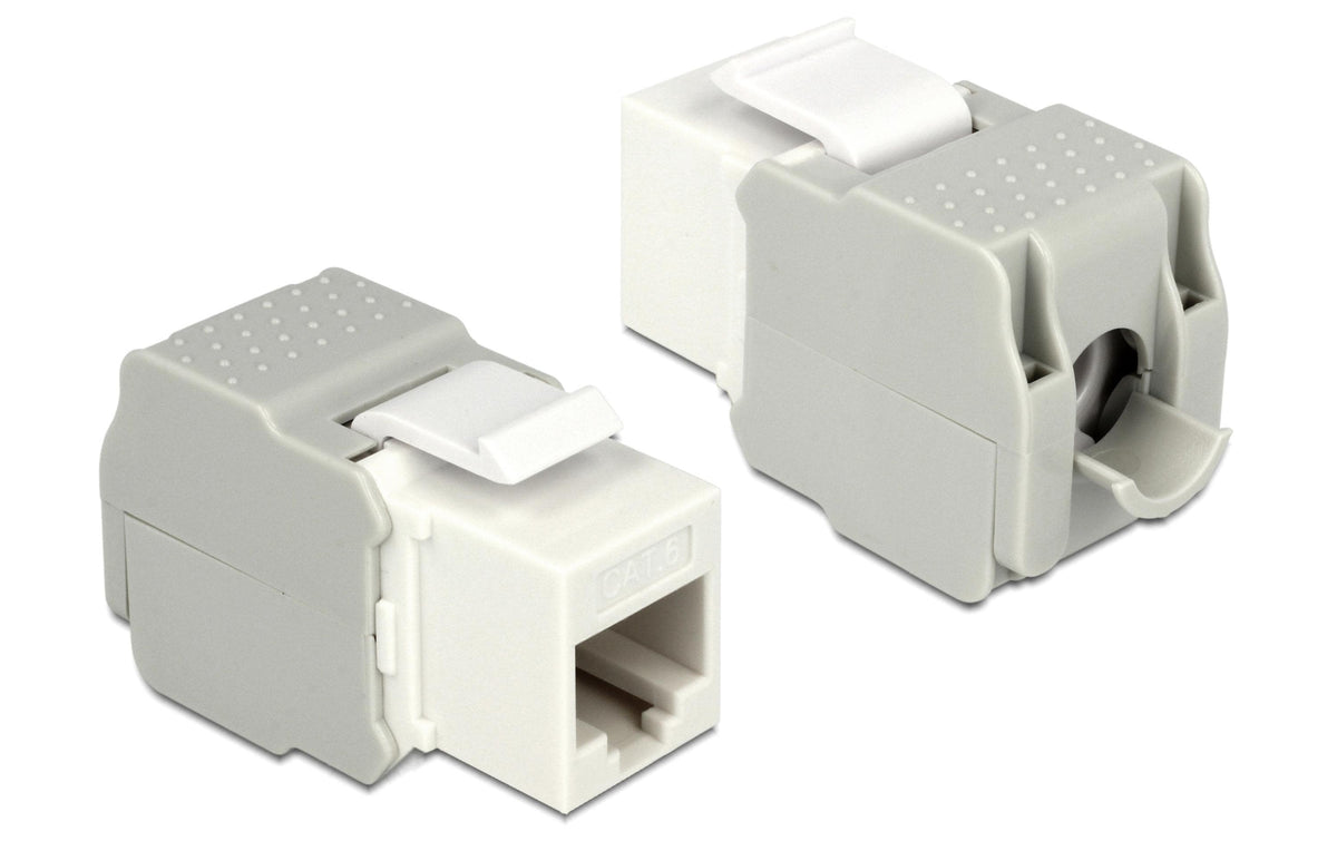 Delock Keystone Modul Cat.6, UTP, weiss