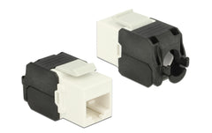 Delock Keystone Modul Cat.6A, UTP, weiss