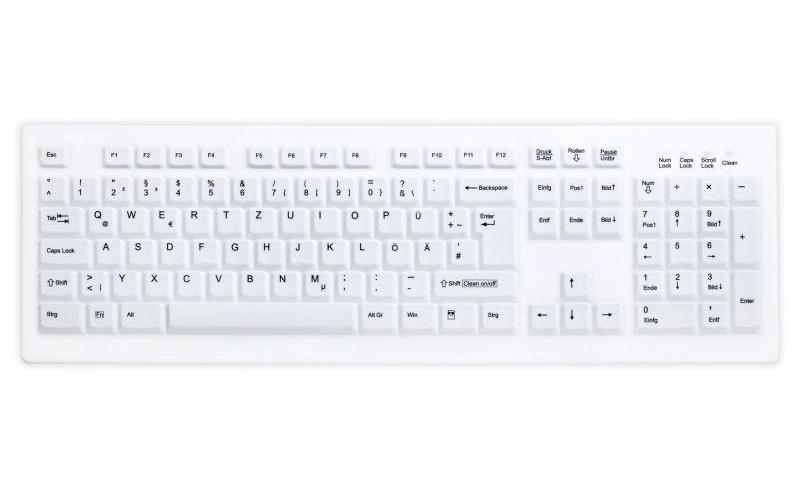 Active Key desinfizierbare Tastatur, weiss