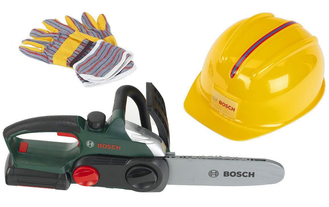 Klein-Toys BOSCH Kettensäge mit Helm
