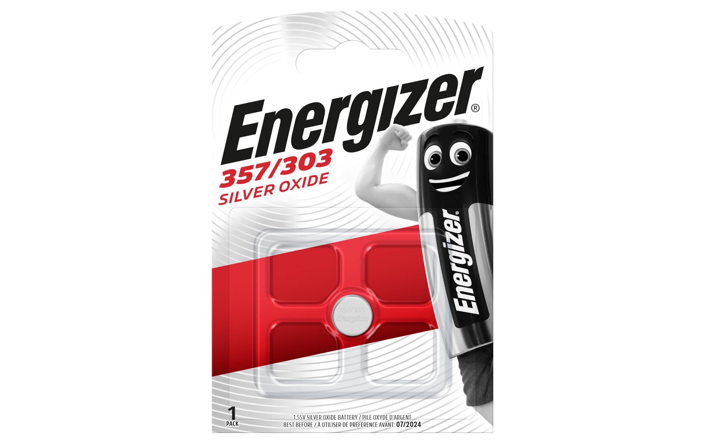 ENERGIZER Uhren-Batterie 357 1 Stück