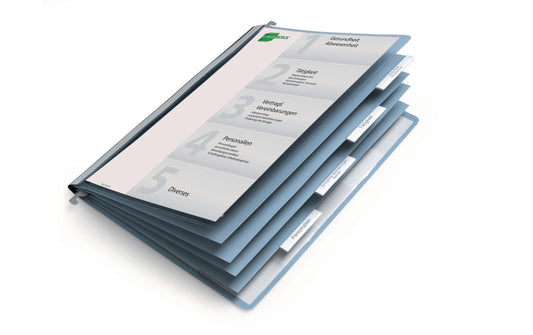 Durable 5fach-Hefter mit blauem Hintergrund