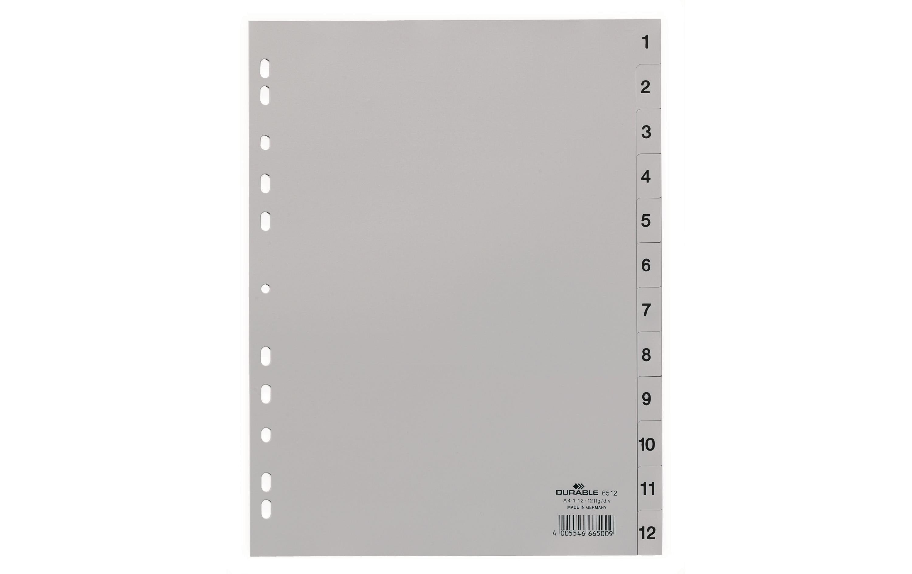 Durable Register PP geprägt 1-12