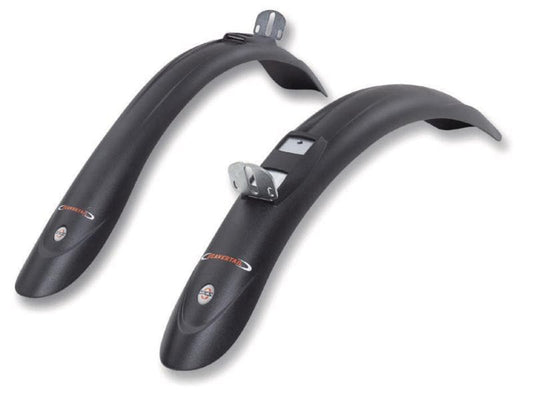 SKS | Steckschutzblechgarnitur Beavertail | 26-28 schwarz