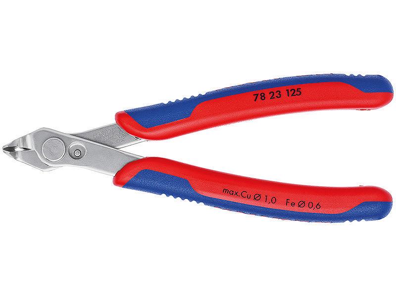 Knipex | Electronic Super Knips 125 mm | poliert mit Mehrkomponenten-Hüllen