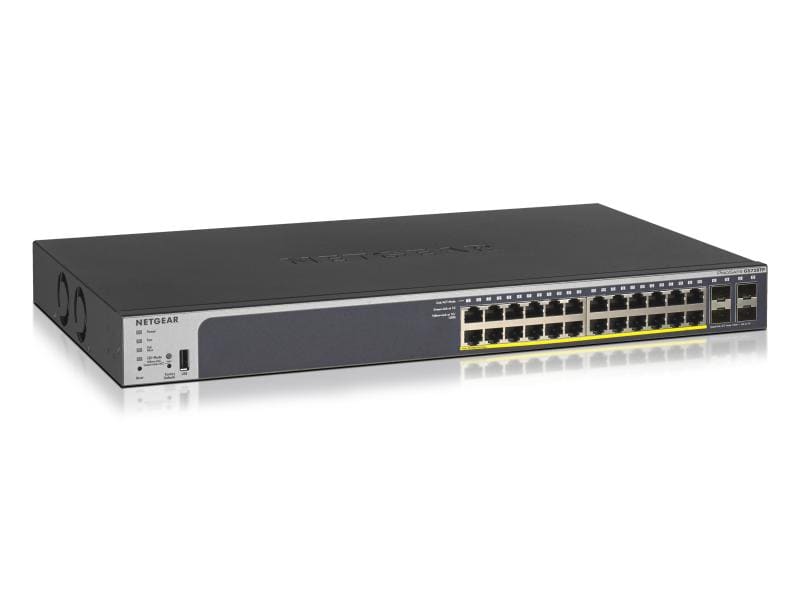 Netgear | GS728TP: 24 Port Smart Switch V3 | 28-Port Gigabit Smart Switch mit PoE+