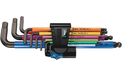 Wera | Winkelschlüsselsatz BlackLaser | 950/9 Hex-Plus Multicolour HF 1