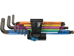 Wera | Winkelschlüsselsatz BlackLaser | 950/9 Hex-Plus Multicolour HF 1