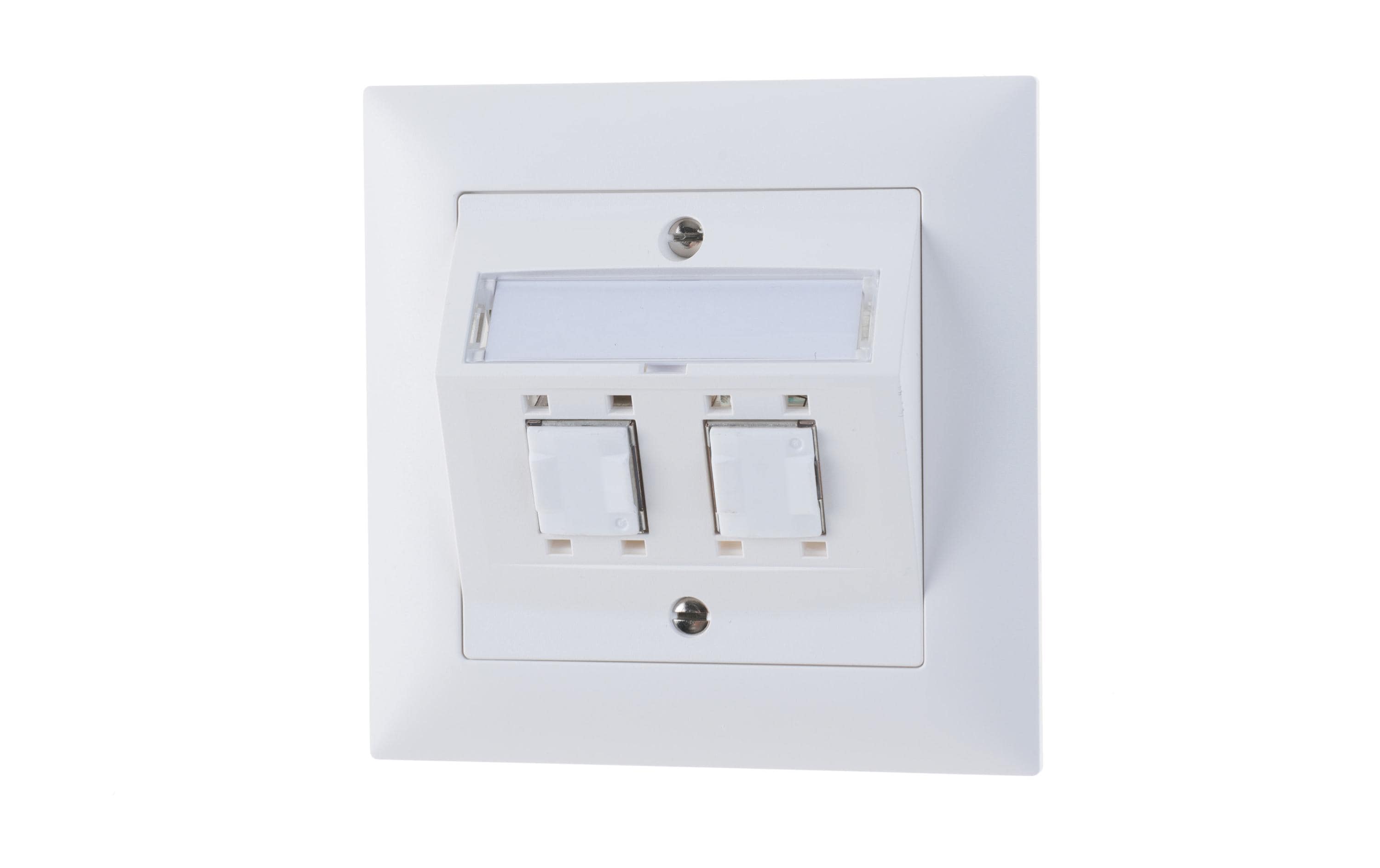Feller EDIZIOdue UP-Netzwerkdose 2x RJ45