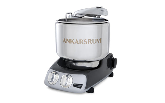 Ankarsrum | Küchenmaschine AKM6230BC Black Ch | 7 Liter (für bis zu 5 kg Teig), 1500 Watt