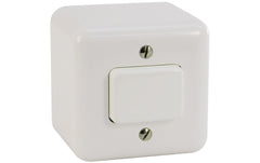 Mica Schalter S6, AP, weiss