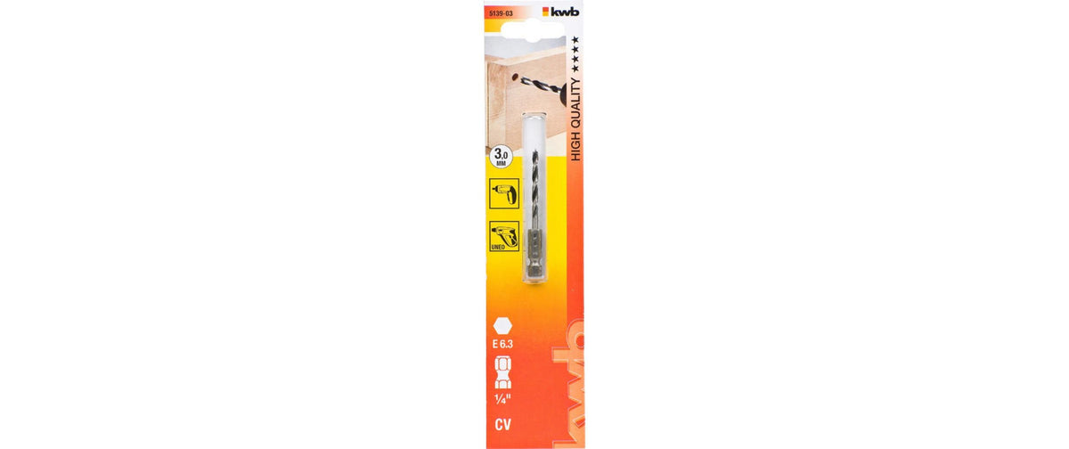 kwb Holzbohrer 1/4 3mm