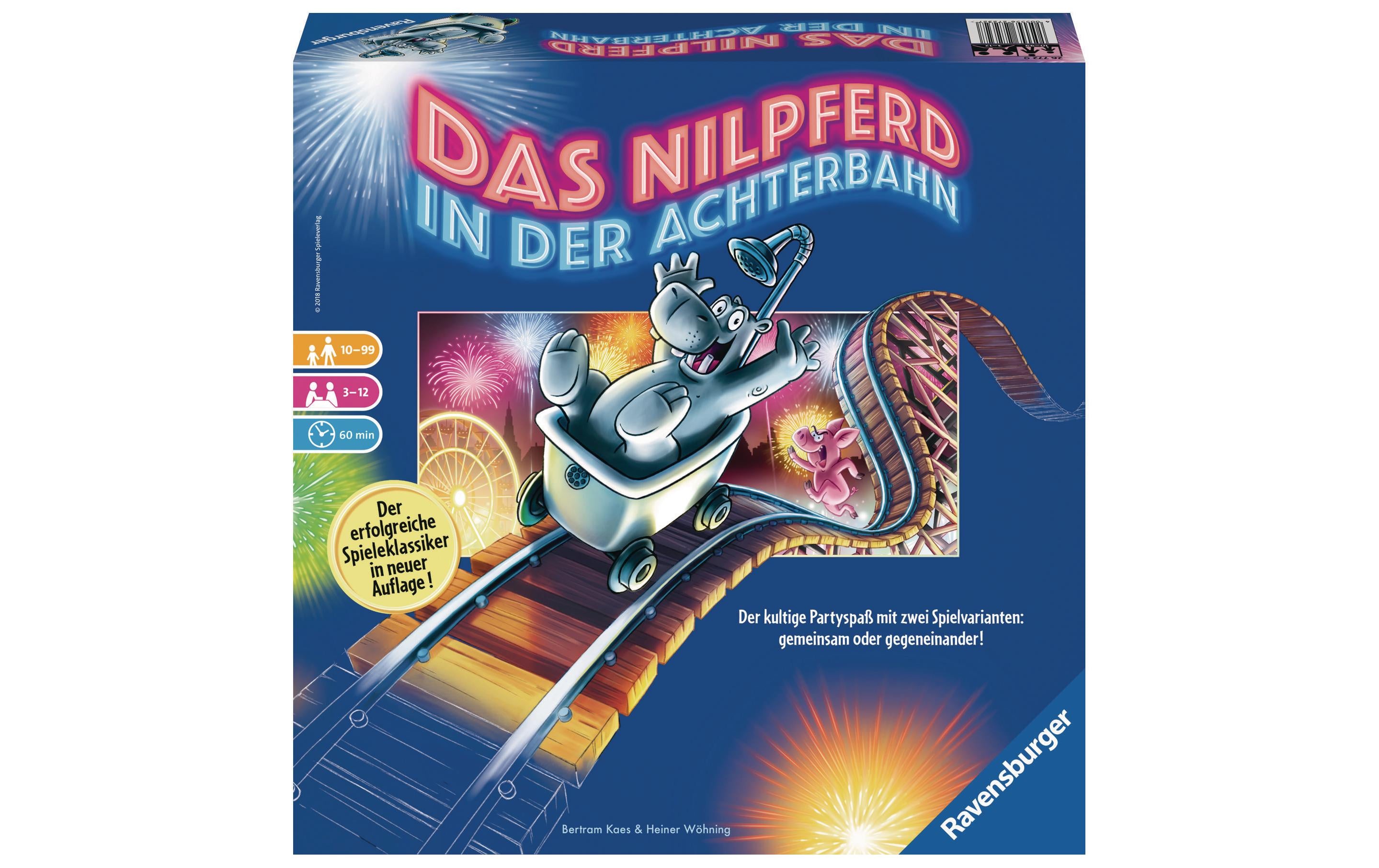 Nilpferd in der Achterbahn